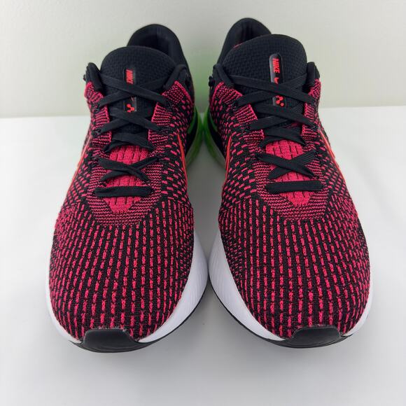 Nike React Infinity Run Flyknit 3 Siren Red Green Strike Men-14 - Picture 2 of 8